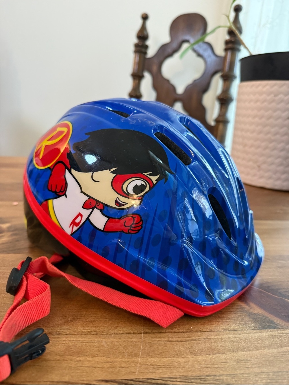 Kids Blue & Red Superhero Ryan’s World Red titan top - Picture 3 of 10